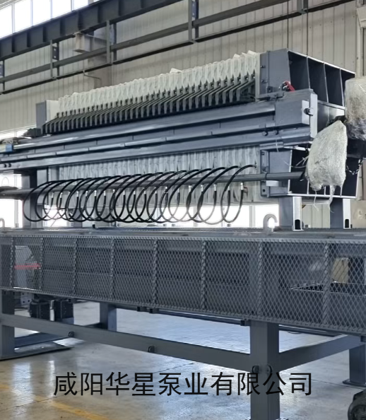 華星牌自動廂式隔膜壓濾機發貨現場 