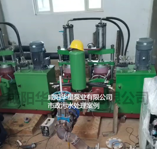 YB300陶瓷柱塞泥漿泵在市政污水處理廠案例-第二個客戶案例